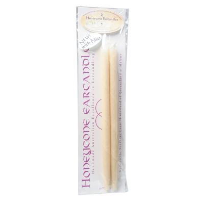 Ear Candles with Filter 100% Unbleached Cotton 2pk