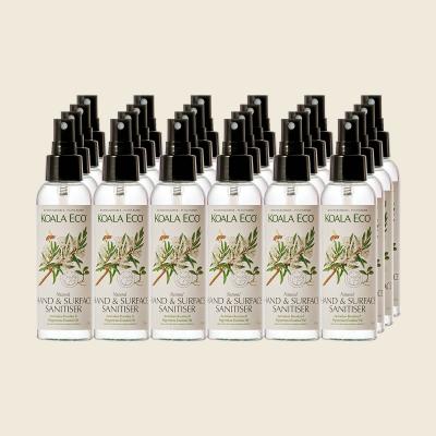 Natural Hand & Surface Sanitiser Rosalina & Peppermint 24x125ml