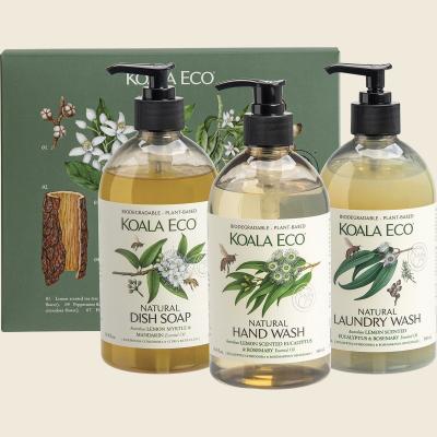 Gift Pack Hand Wash, Kitchen Cleaner & Dish Soap 3pk