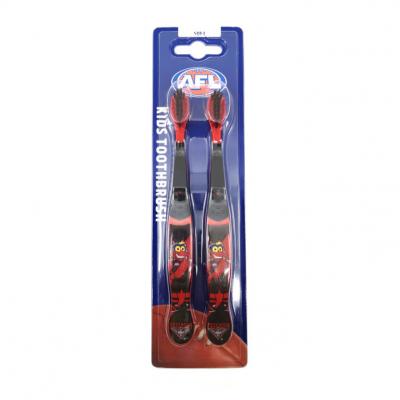 Afl Mascot Kids Toothbrush - Essendon 2 Pack