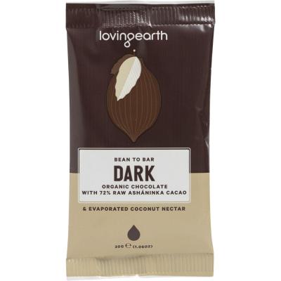 Dark Chocolate with 72% Raw Ashaninka Cacao 16x30g