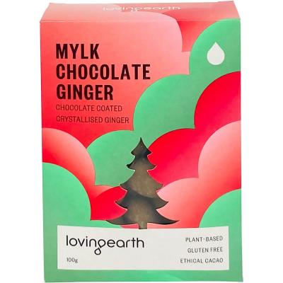 Mylk Chocolate Ginger Coated Crystalised Ginger 6x100g