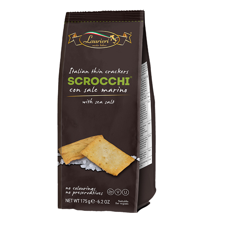 Laurieri Scrocchi Crackers - Sea Salt 175g