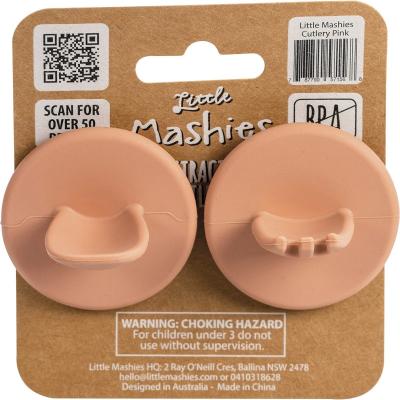 Silicone Distractor Cutlery Blush Pink