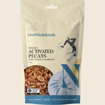 Organic Activated Pecans 120g