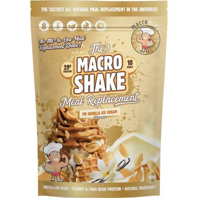 The Macro Shake Meal Replacement PB Vanilla Ice Cream 560g