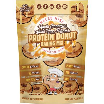 Protein Donut Baking Mix Maple Cinnamon White Choc Chip 250g