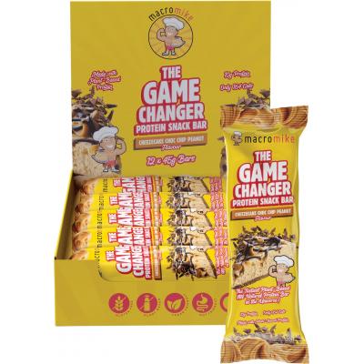 The Game Changer Protein Bar Cheezecake Choc Peanut 12x45g