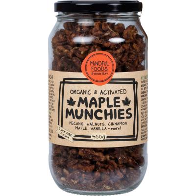 Maple Munchies Organic & Activated 420g  Maple Munchies Organic & Activated 420g