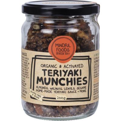 Teriyaki Munchies Organic & Activated 220g