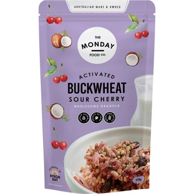 Activated Buckwheat Granola Sour Cherry 270g