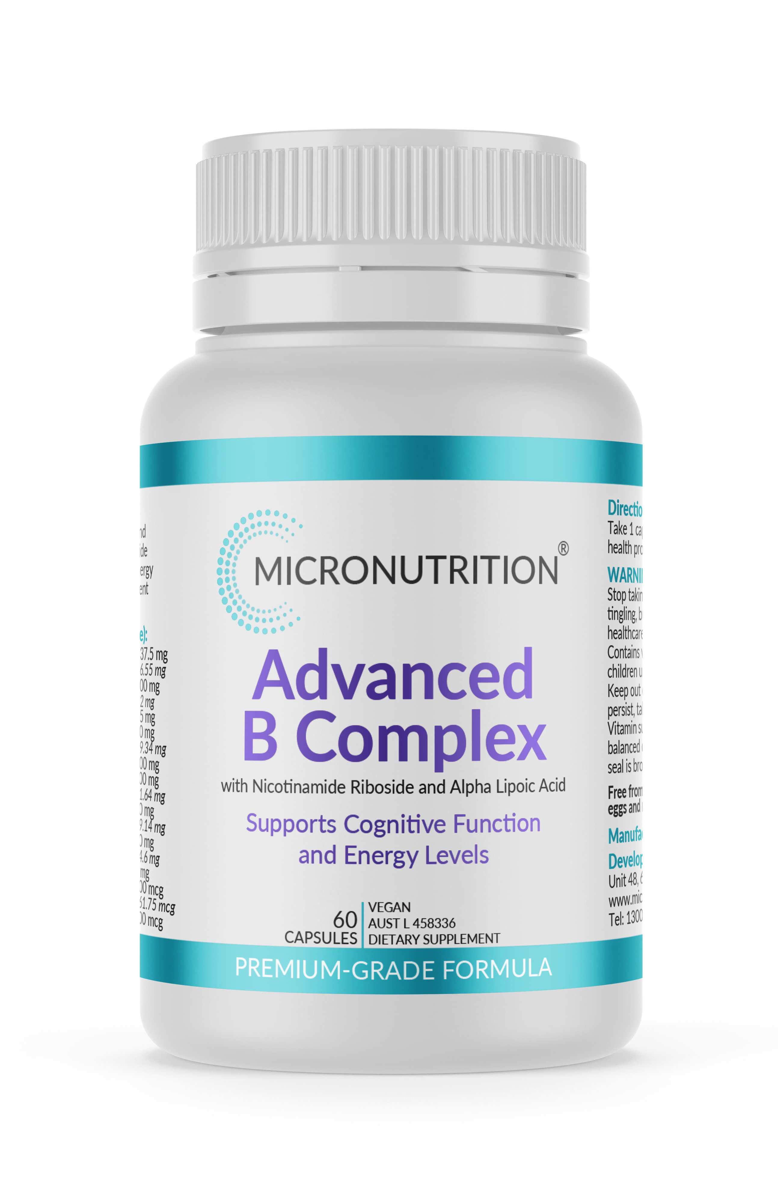 Micronutrition Advanced B Complex 60c