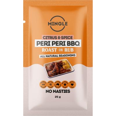 Peri Peri BBQ Roast Or Rub All Natural Seasoning 12x25g