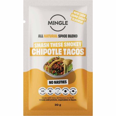 Smokey Chipotle Tacos All Natural Recipe Base 12x30g