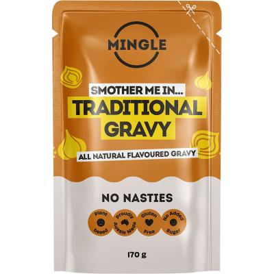 Traditional All Natural Flavoured Gravy 8x170g