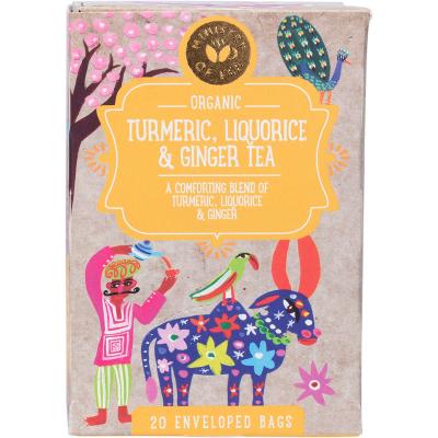 Organic Turmeric, Liquorice & Ginger Tea Tea Bags 20pk