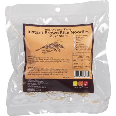 Instant Brown Rice Noodles Mushroom 60g