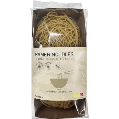 Ramen Noodles Organic Brown Rice & Millet 180g