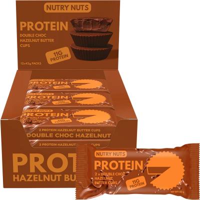 Protein Hazelnut Butter Cups Double Choc 12x42g