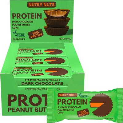 Protein Peanut Butter Cups Dark Chocolate 12x42g