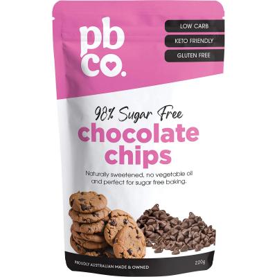 Chocolate Chips 98% Sugar Free 220g