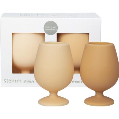 Stemm Silicone Wine Glass Set Genoa 2x250ml