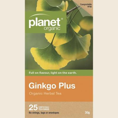 Ginkgo Plus Herbal Tea Bags 25pk