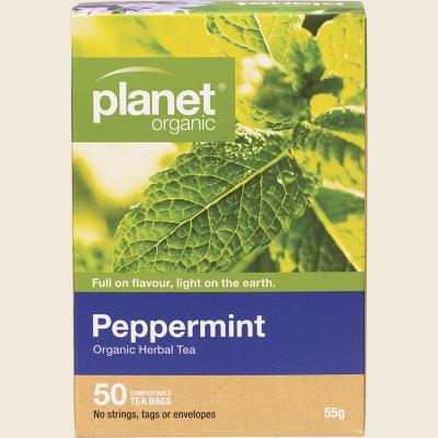 Peppermint Herbal Tea Bags 50pk