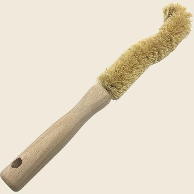 Bottle Brush Beech Wood Handle, Sisal Bristles