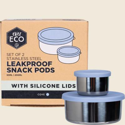 Stainless Steel Leakproof Snack Pods Cove 2pk Stainless Steel Leakproof Snack Pods Cove 2pk