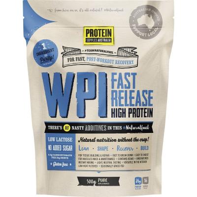 WPI Whey Protein Isolate Unflavoured 500g