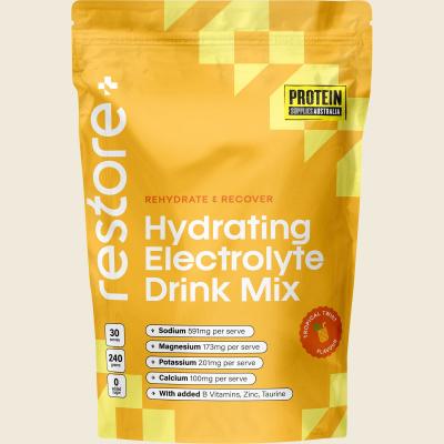 Restore Electrolyte Drink Mix Tropical Twist 240g