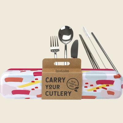 Colour Splash Stainless Steel Cutlery Set