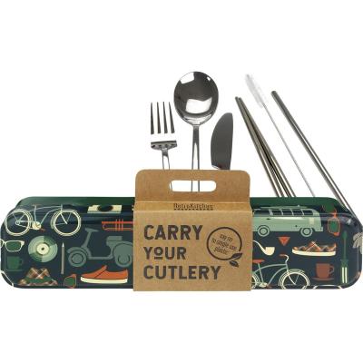 Retro Man Stainless Steel Cutlery Set