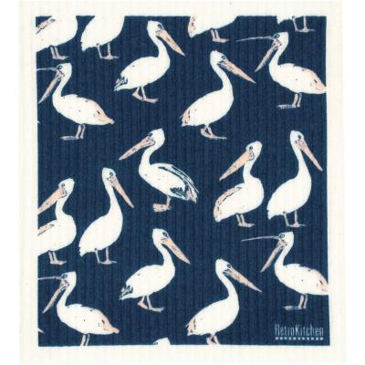 100% Compostable Sponge Cloth Pelicans