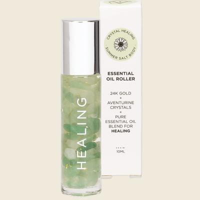 Essential Oil Roller 24K Gold Healing Aventurine 10ml