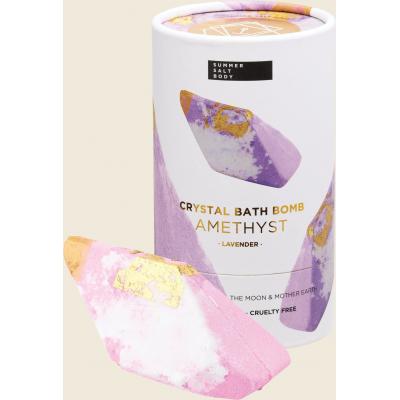Crystal Bath Bomb Amethyst Lavender 110g