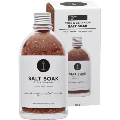 Salt Soak Rose & Geranium 350g