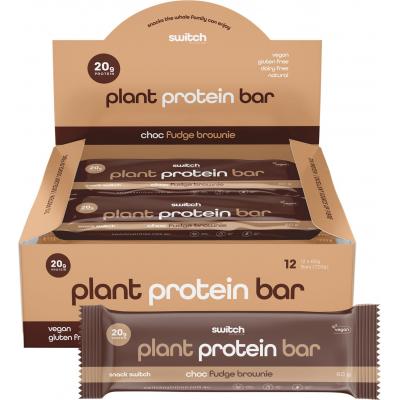 Plant Protein Bar Choc Fudge Brownie 12x60g