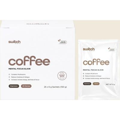 Coffee Mental Focus Elixir Espresso Sweetened 25pk