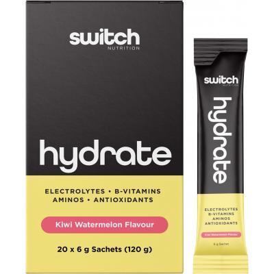 Hydrate Electrolytes No Added Sugar Kiwi Watermelon 20x6g