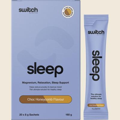 Sleep Magnesium Sachets Choc Honeycomb 20x8g