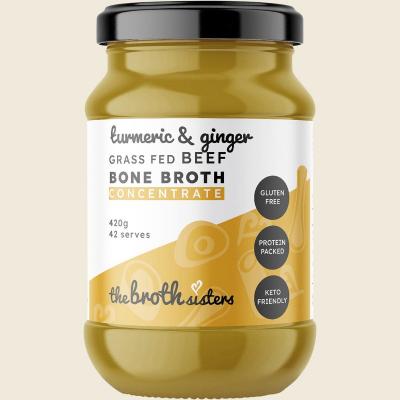 Beef Bone Broth Concentrate Turmeric & Ginger 420g