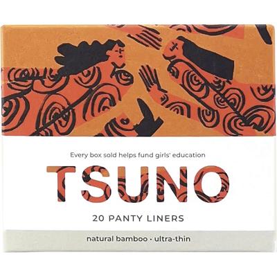 Natural Bamboo Panty Liners Ultra Thin 20pk