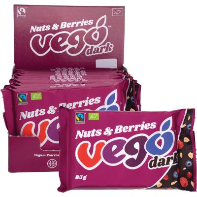 Dark Chocolate Bar Nuts & Berries 12x85g