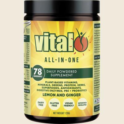 Vital All-In-One Daily Supplement Lemon & Ginger 120g