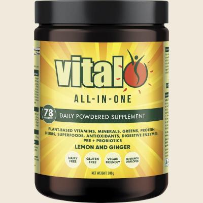 Vital All-In-One Daily Supplement Lemon & Ginger 300g