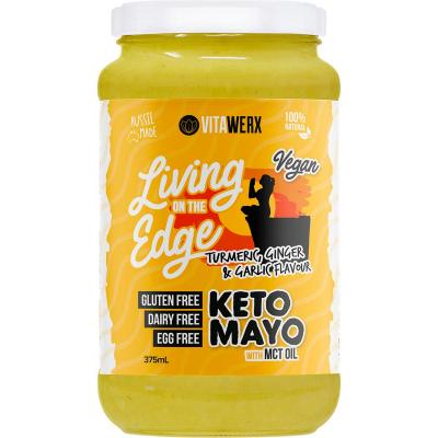 Keto Mayo Living On The Edge Turmeric, Ginger & Garlic 375ml