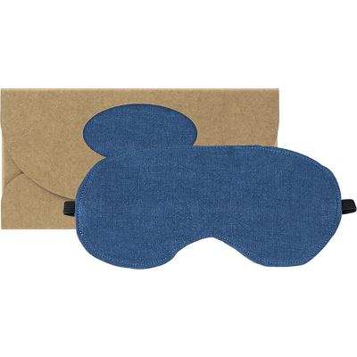 Eye Mask Luxe Linen Ocean