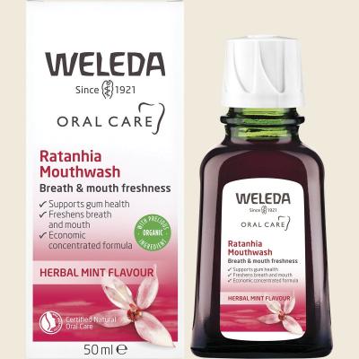 Mouthwash Ratanhia Herbal Mint Flavour 50ml